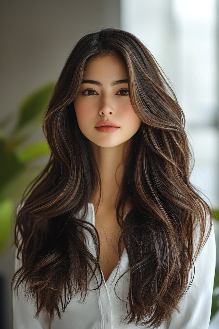 Long Layers for Thin Hair
