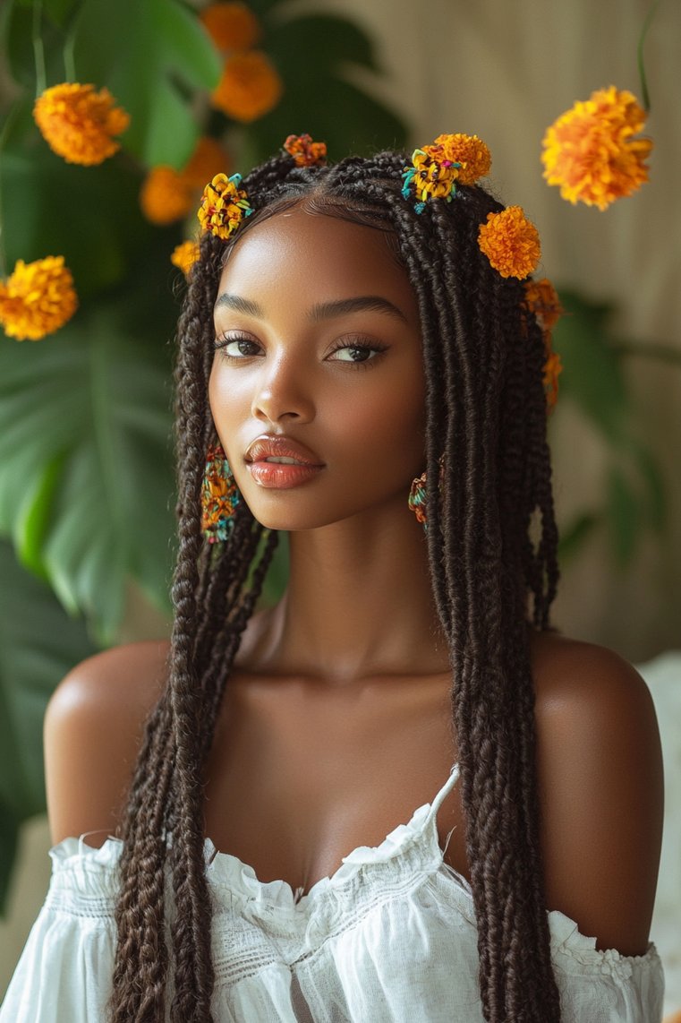 Long, Loose Passion Twists