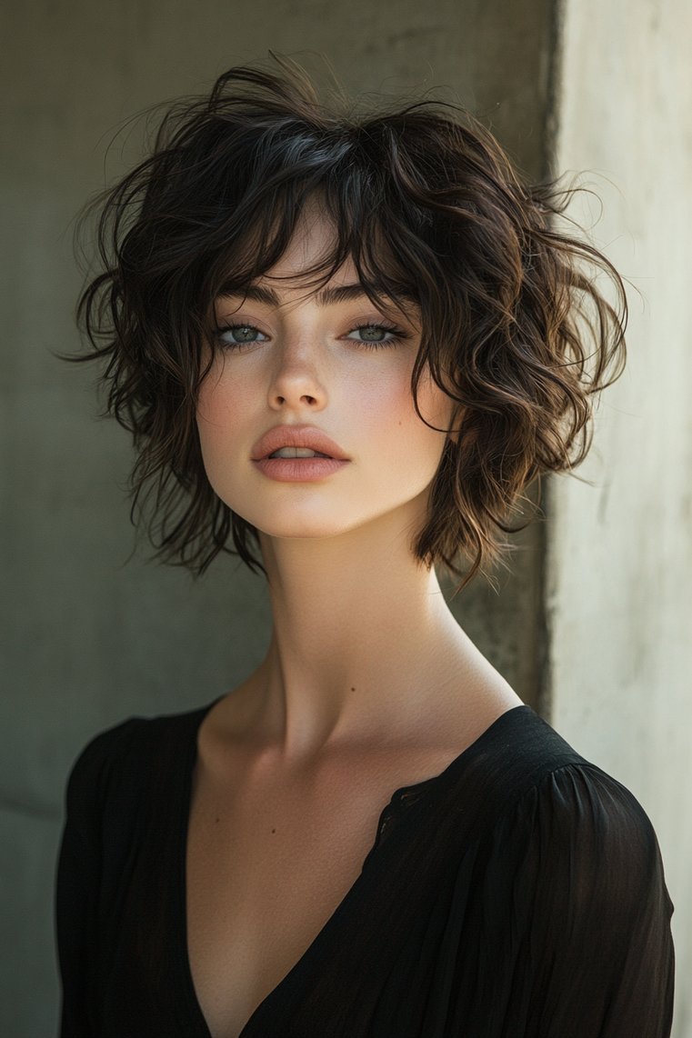 Long Pixie With Volume