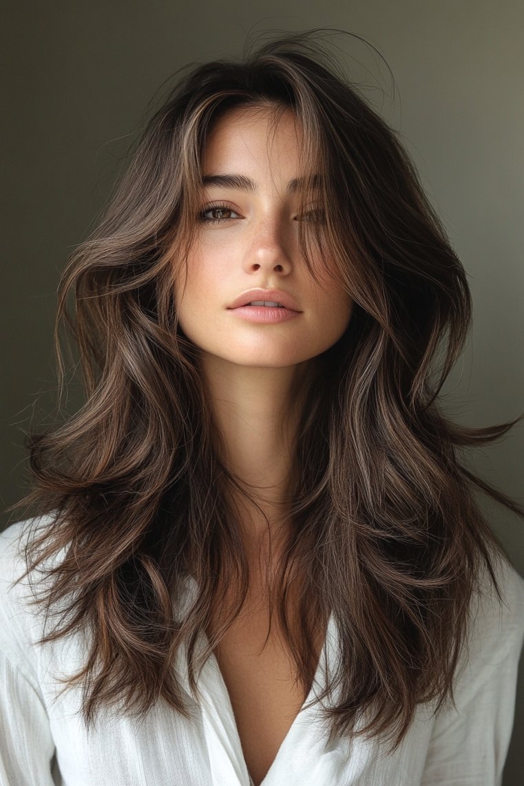 Long Shag With Tapered Ends