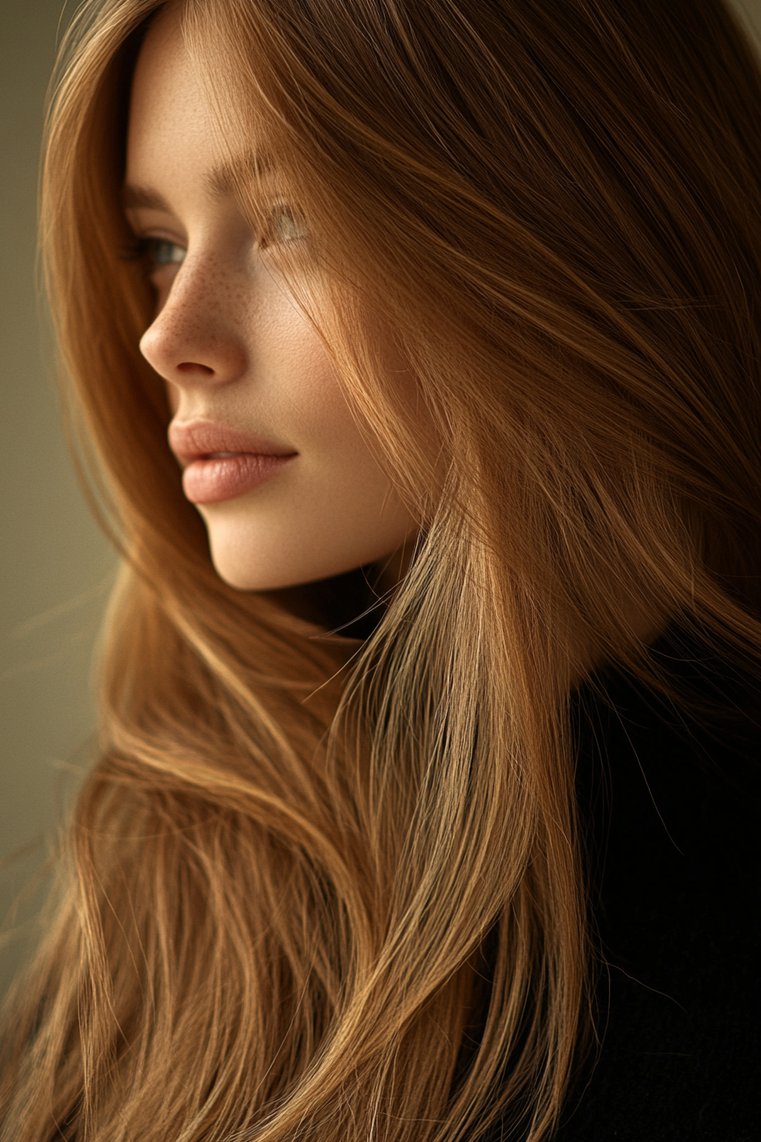Long Straight Hair With Face-Framing Layers