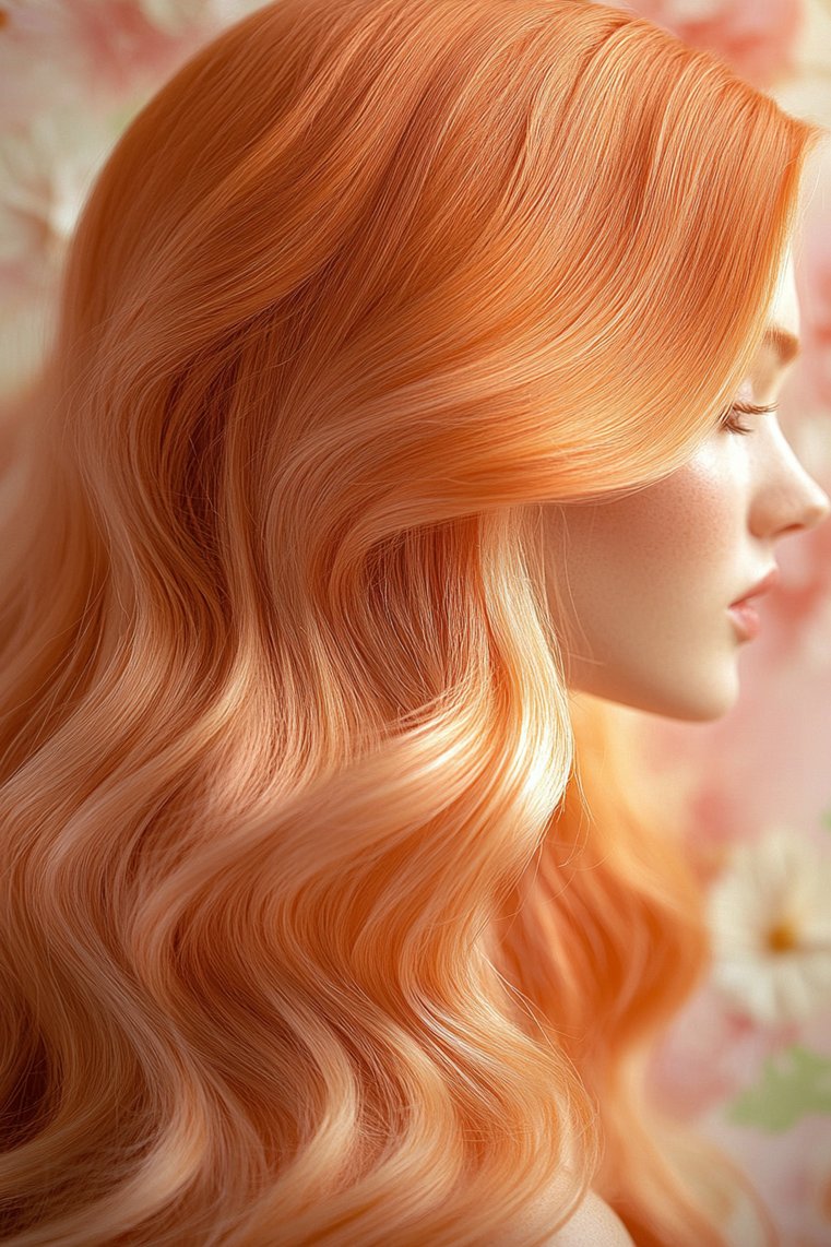 Long Waves With Strawberry Blonde Ends