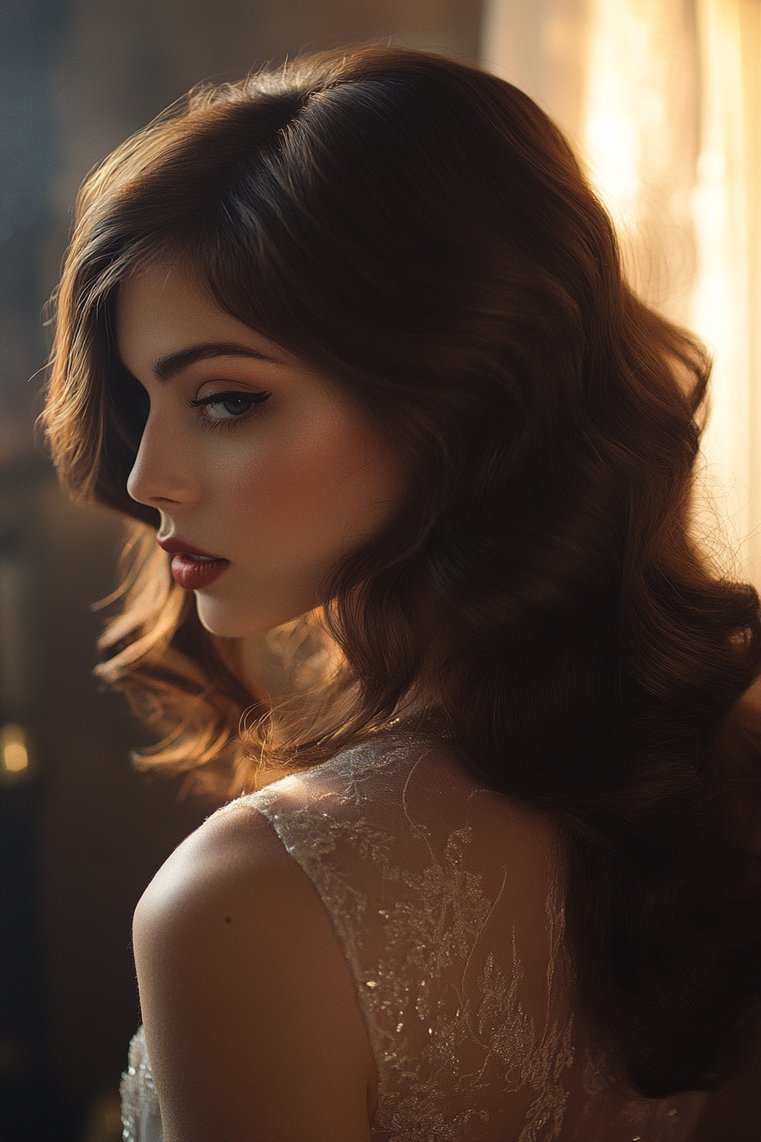 Long and Luxurious Finger Waves