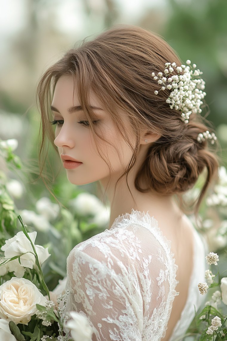 Low Braided Bun