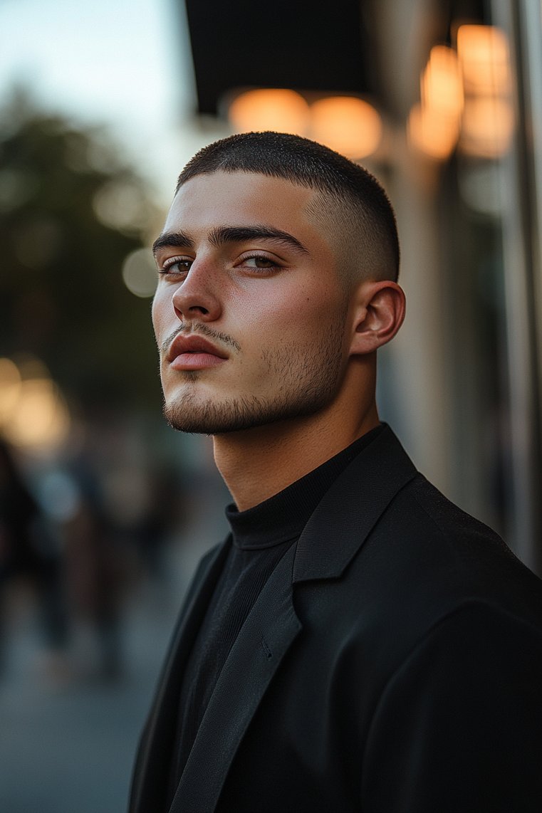 Low Fade Buzz Cut