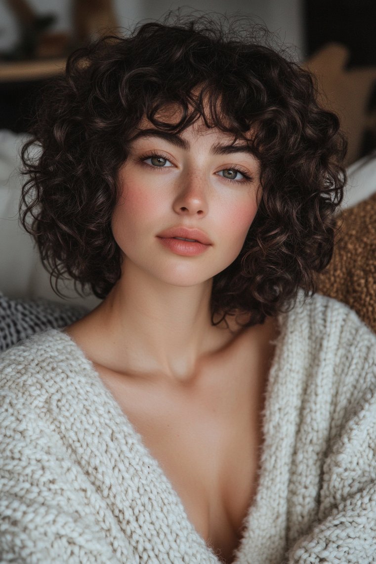 Low Maintenance Curly Cut