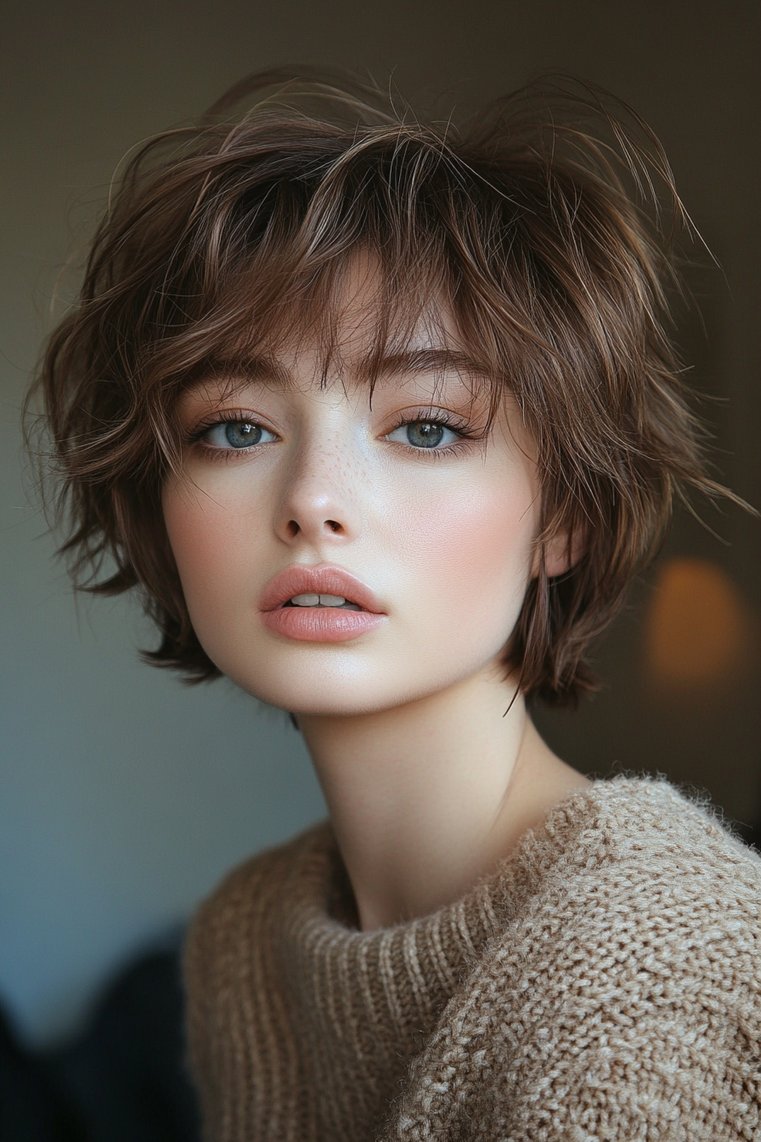 Messy Pixie With Bangs
