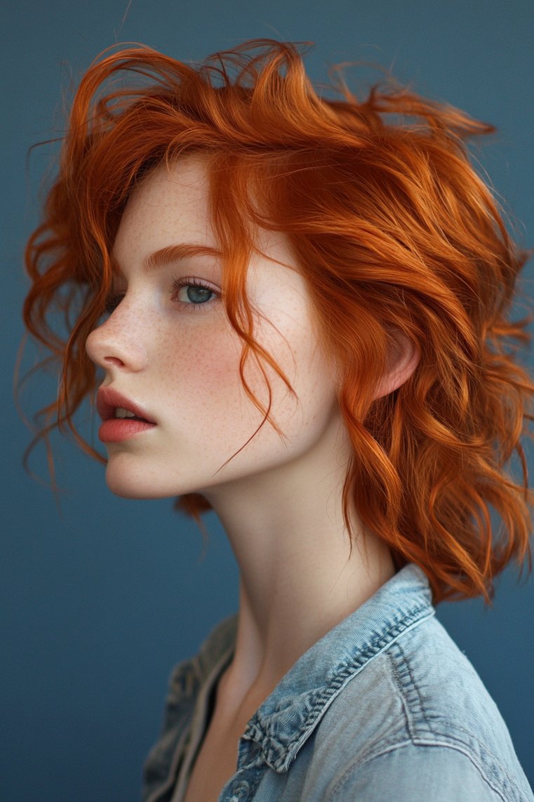Messy Red Crop
