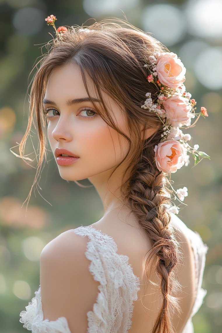 Messy Side Braid
