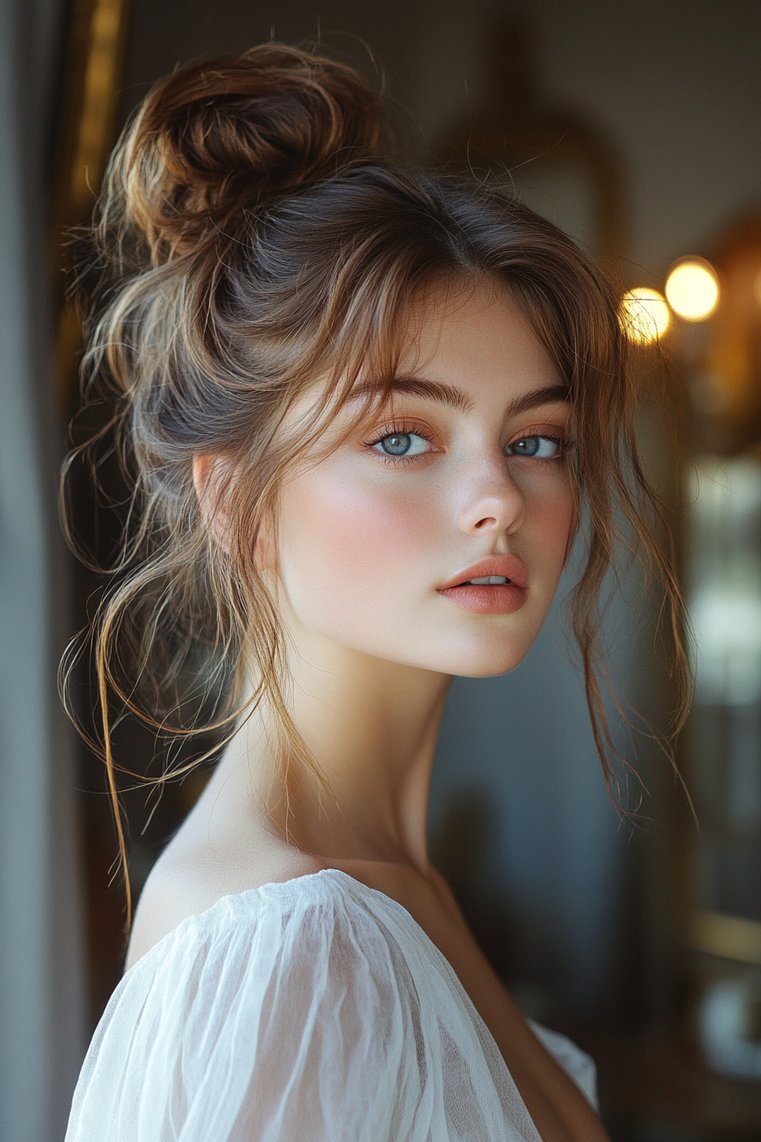 Messy Side Bun