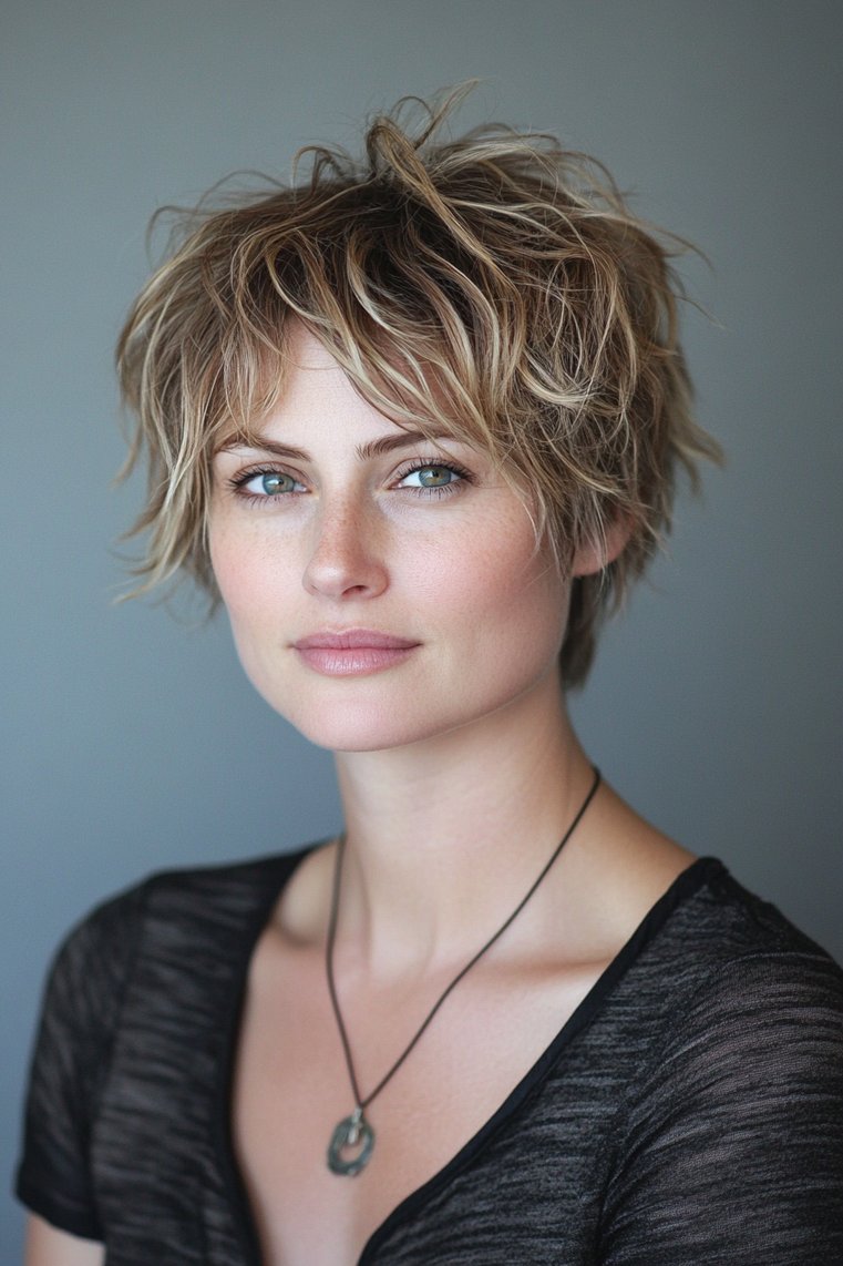 Messy Textured Pixie