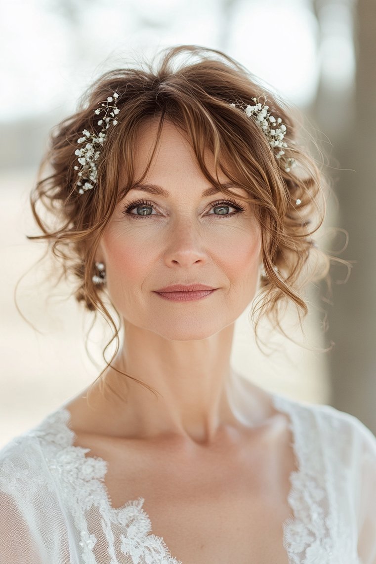 Messy Waves With Hair Accessories