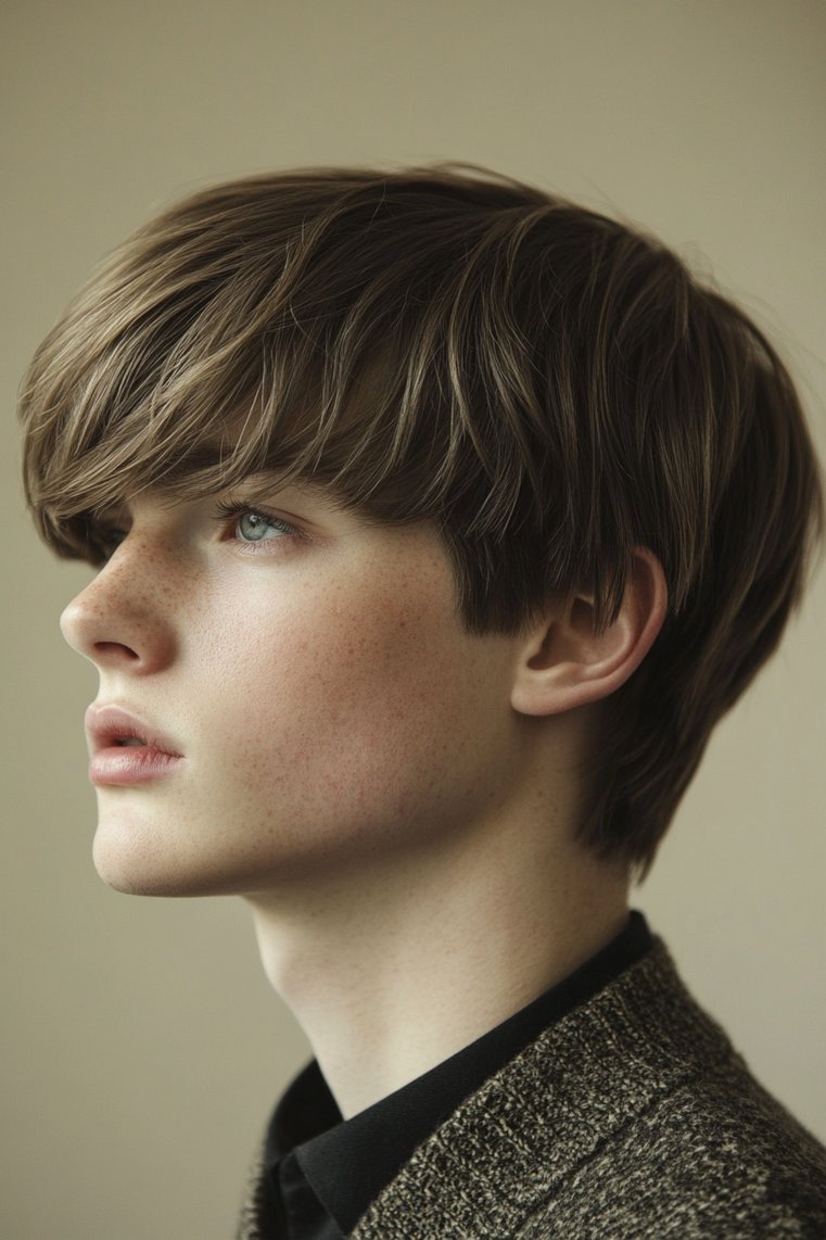 Modern Layered Bowl Cut