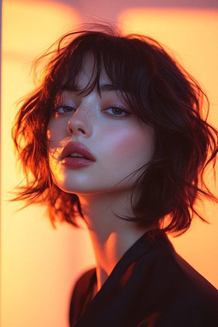 Modern Wedge With Shaggy Layers
