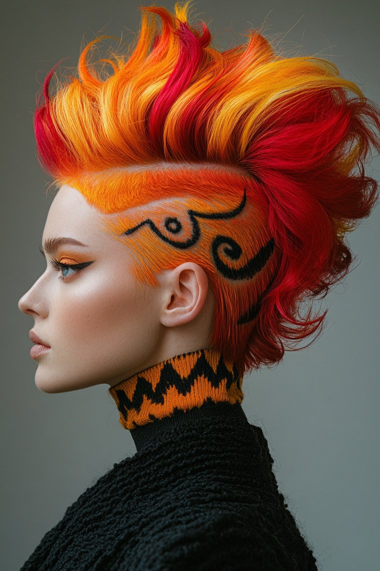 Mohawk Inspired Cut