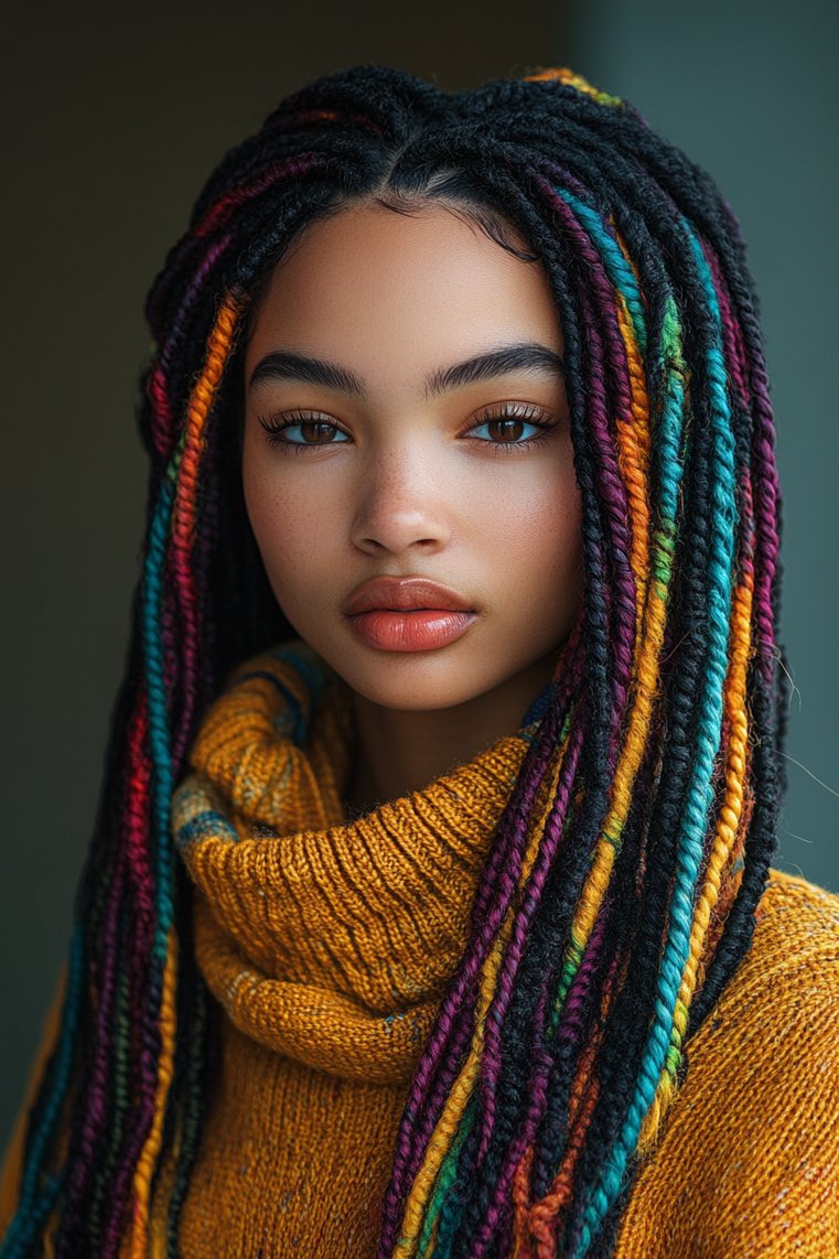 Multi-Colored Locs