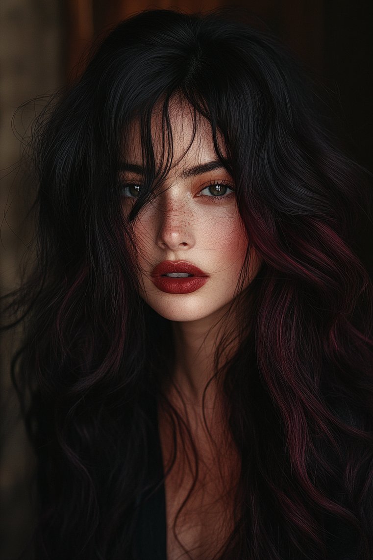 Mysterious Dark Burgundy Shade