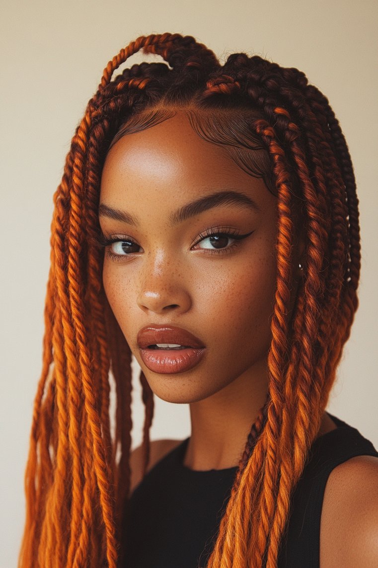 Ombré Box Braids