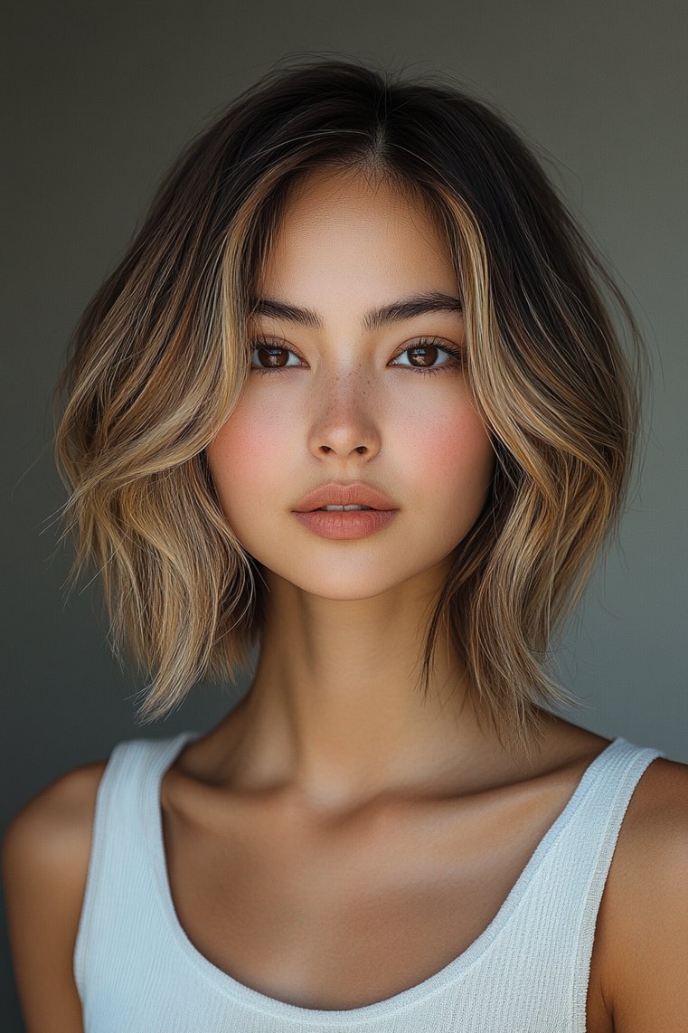 Ombre Layered Bob