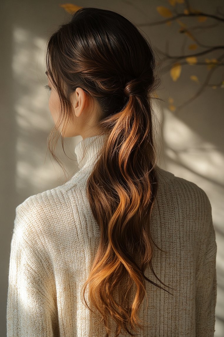 Ombre Ponytail