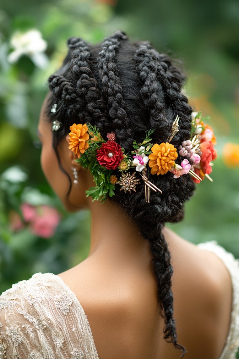 Passion Twists With Decorative Hairpins