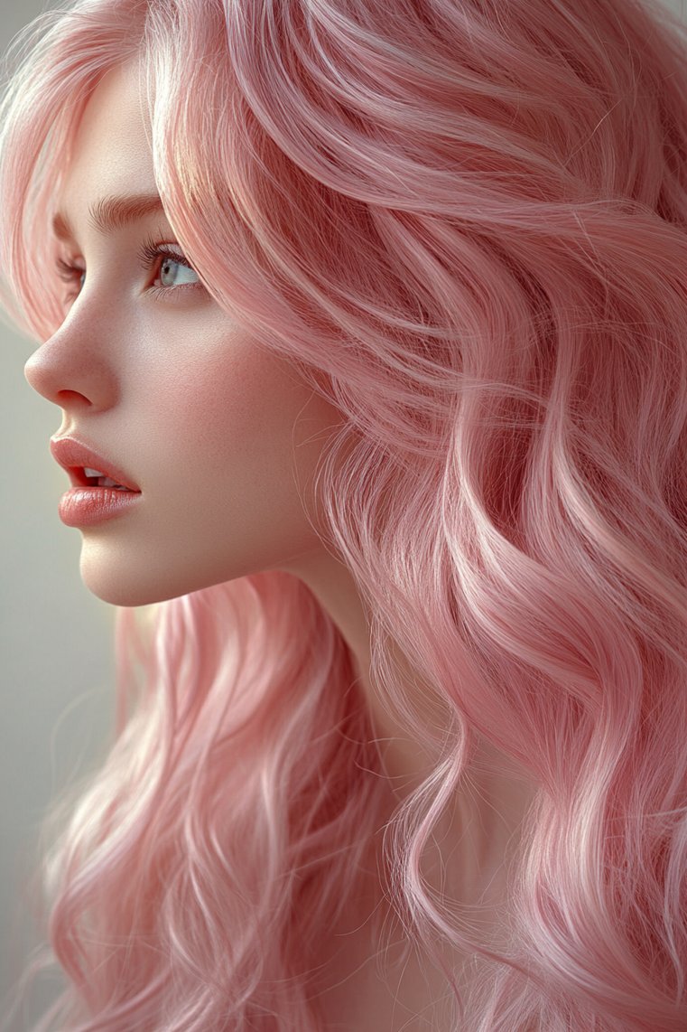 Pastel Pink Balayage