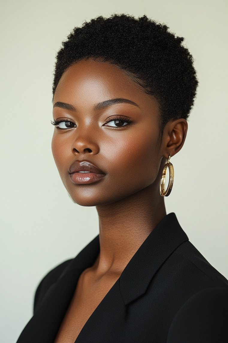 Pixie Cut With Fade
