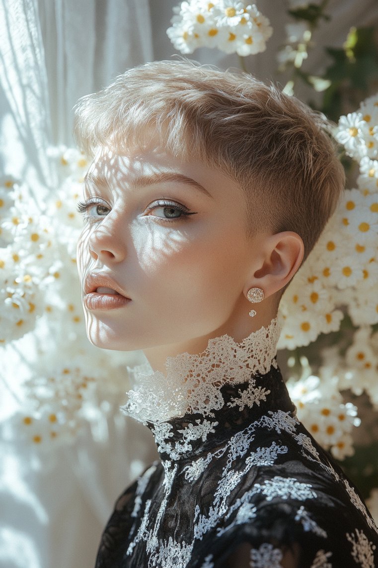 Pixie Cut With Undercut