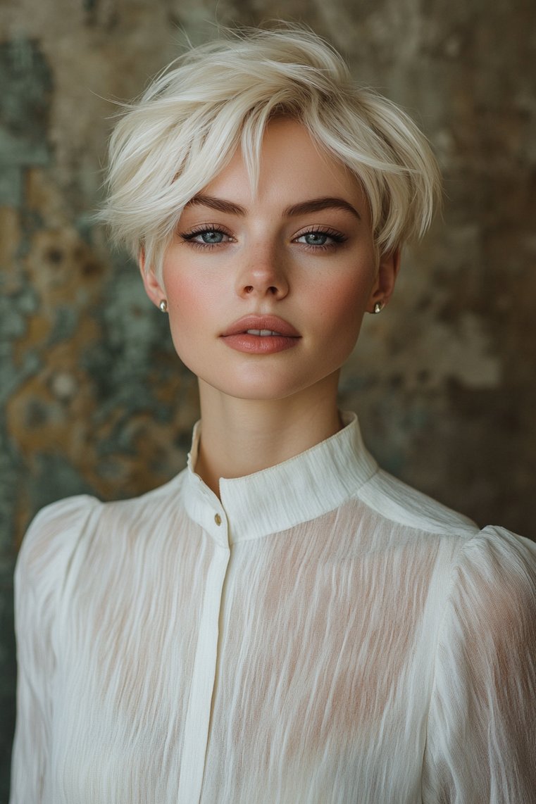 Pixie Cut With Undercut
