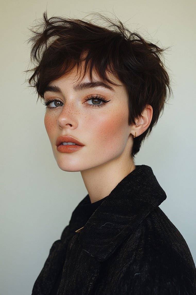Pixie Cut With Volume