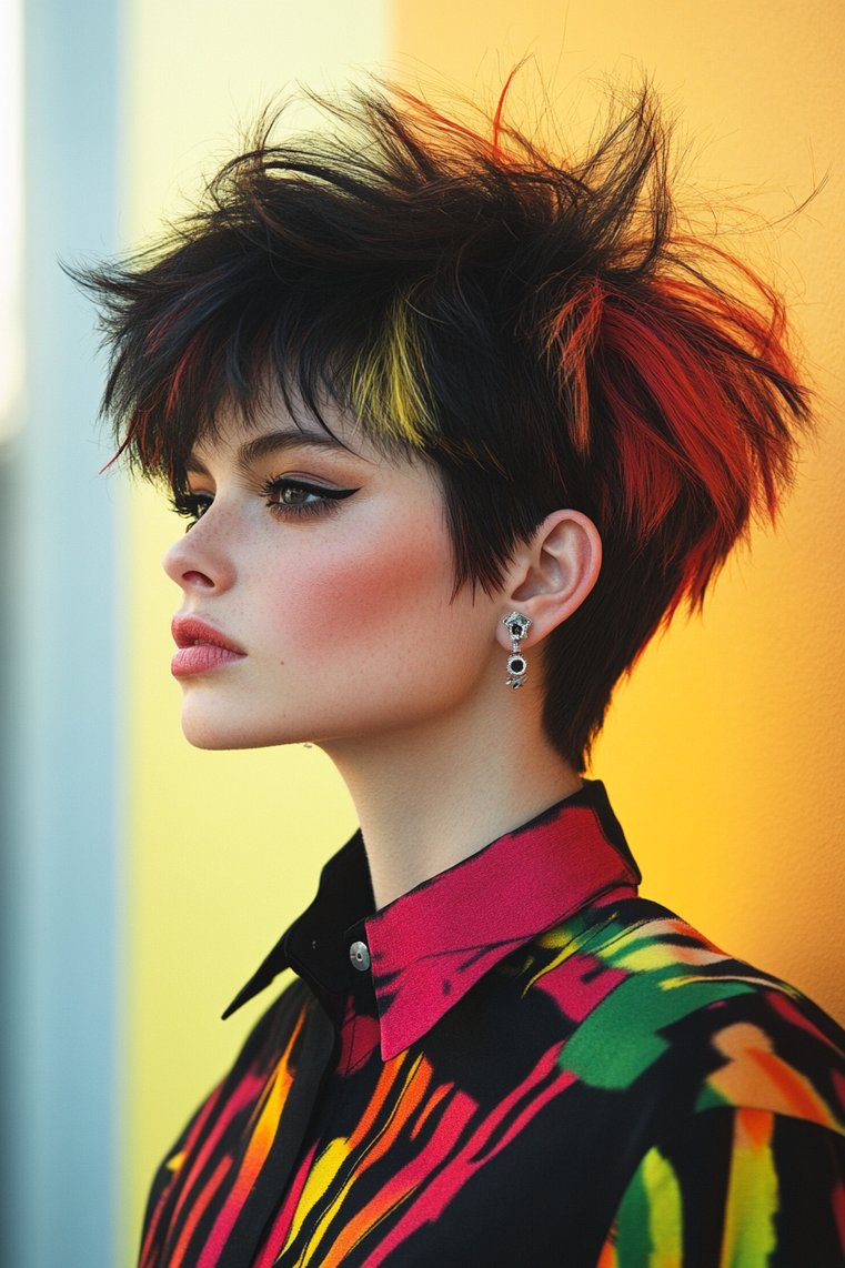 Pixie With Contrasting Colors