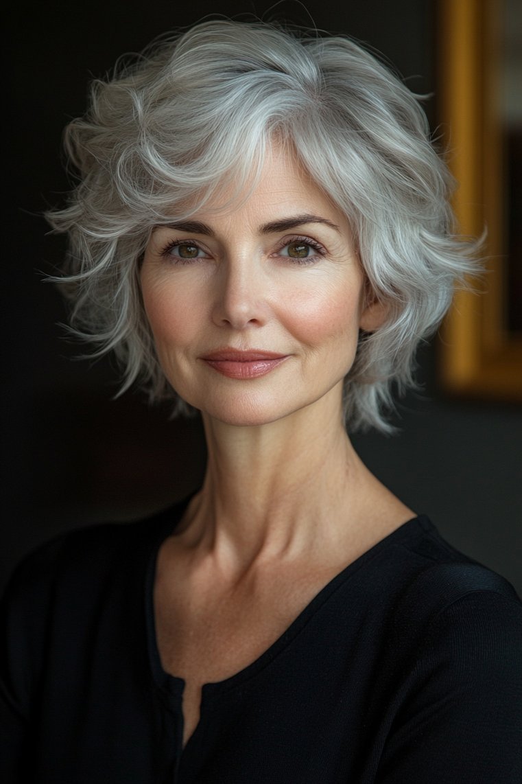Pixie With Long Side Bangs