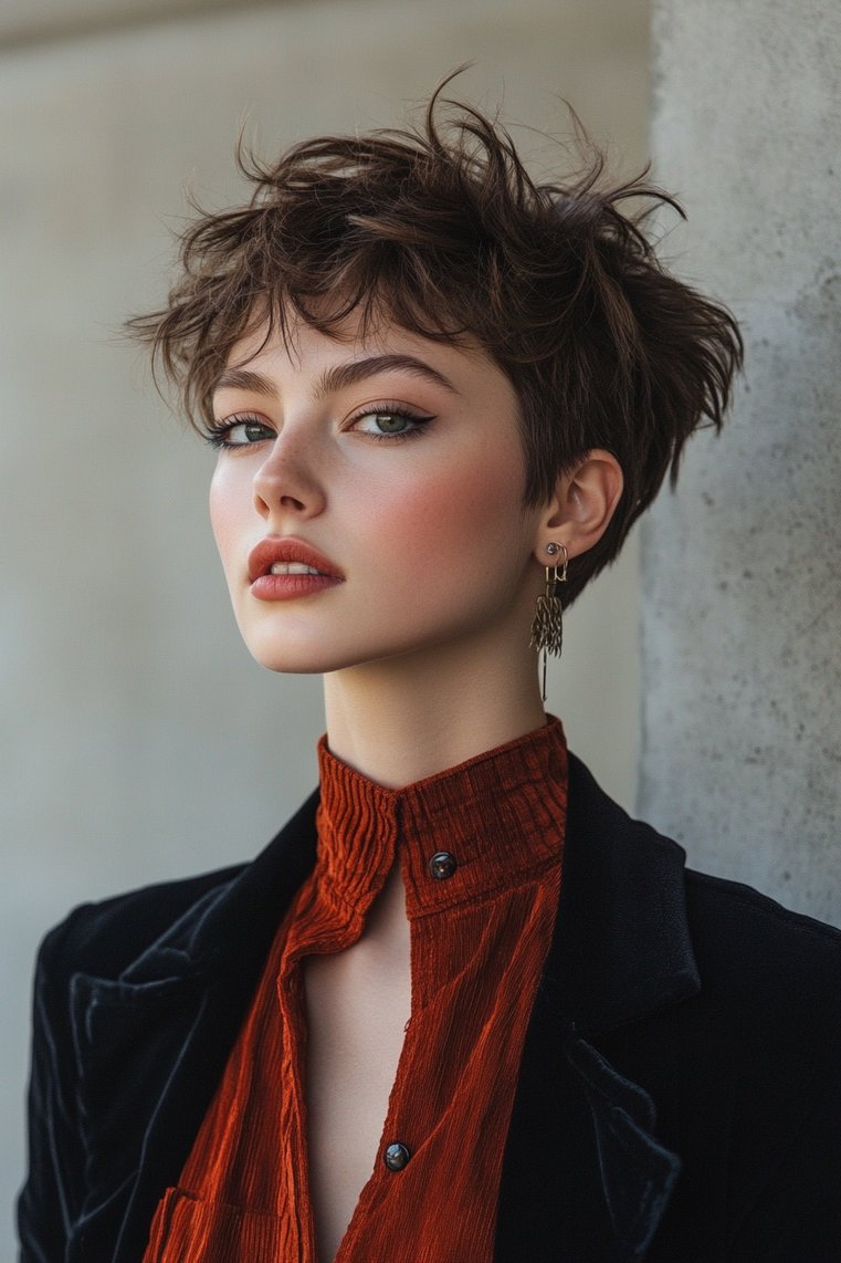 Pixie With Shaved Sides