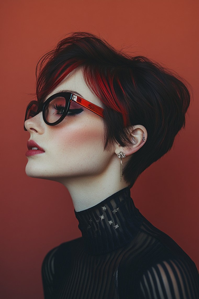 Pixie With Side Part