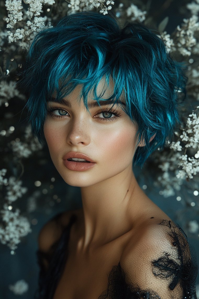 Pixie With a Bold Color