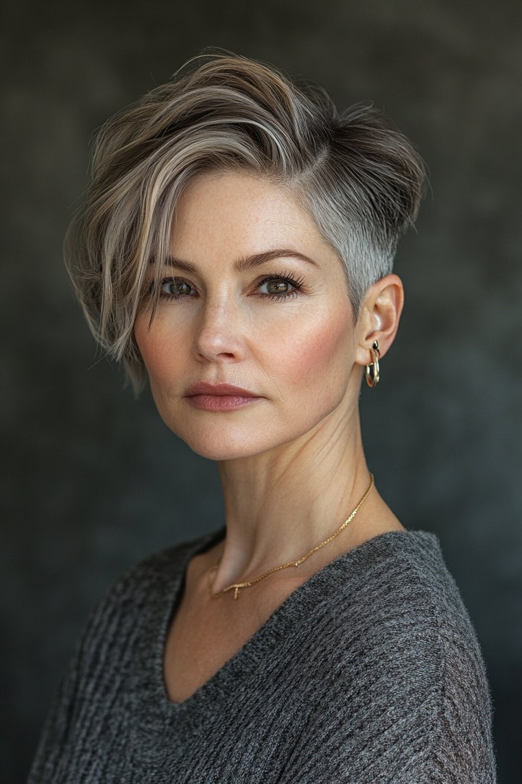 Pixie With a Shaved Side