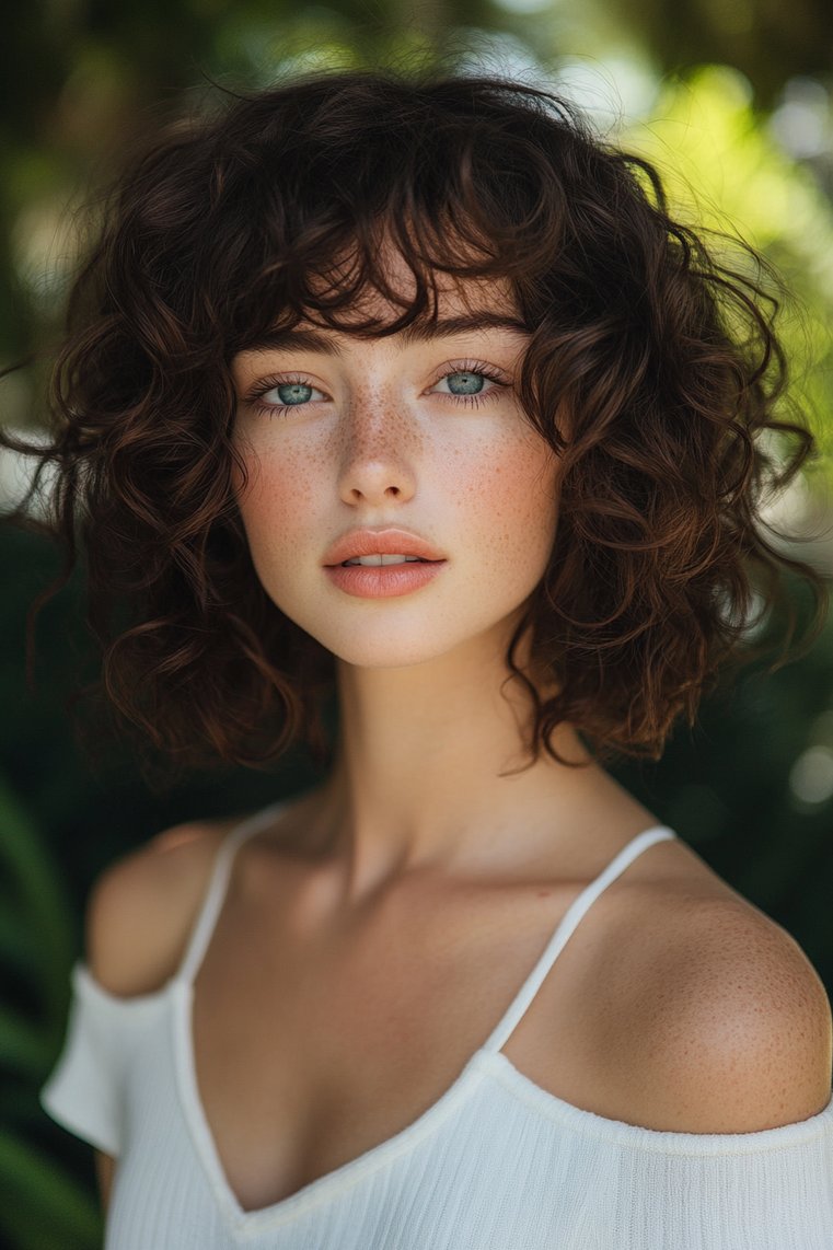 Playful Curly Crop