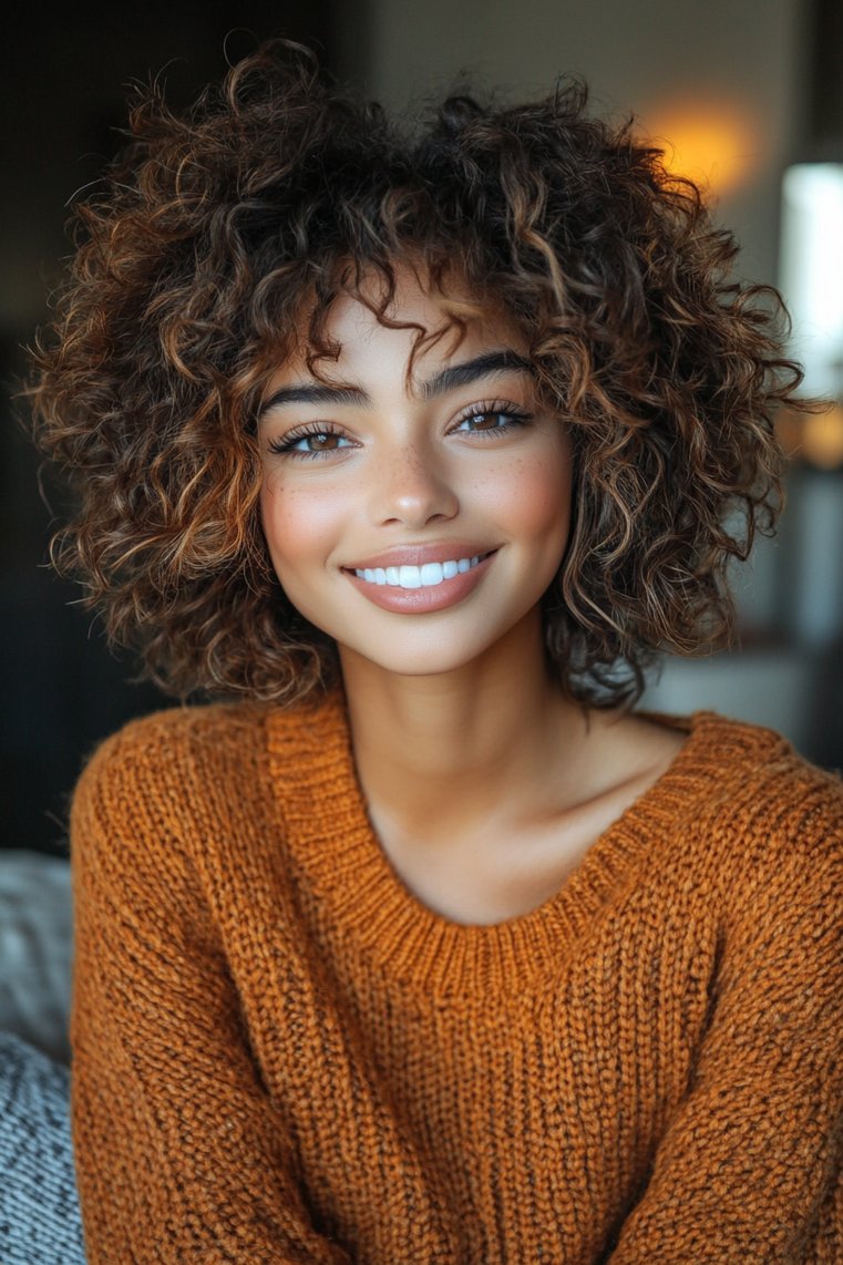 Playful Pixie With Curly Ends