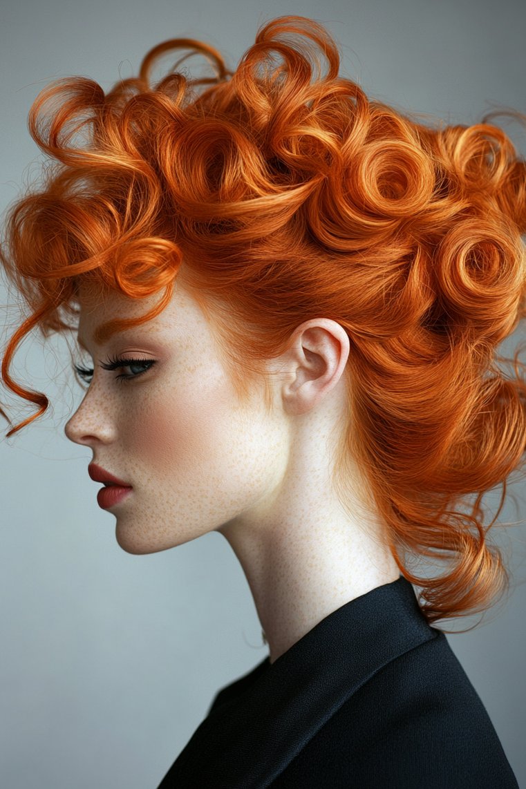 Playful Red Ringlets