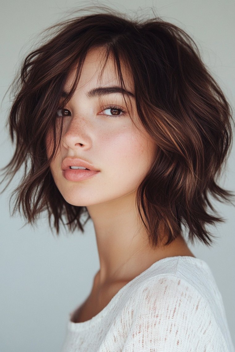 Playful Wavy Bob