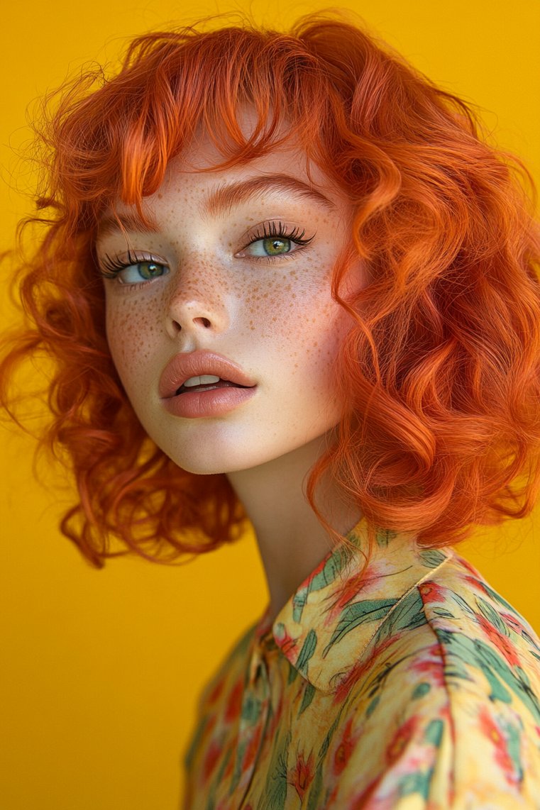 Playful Wavy Red Crop