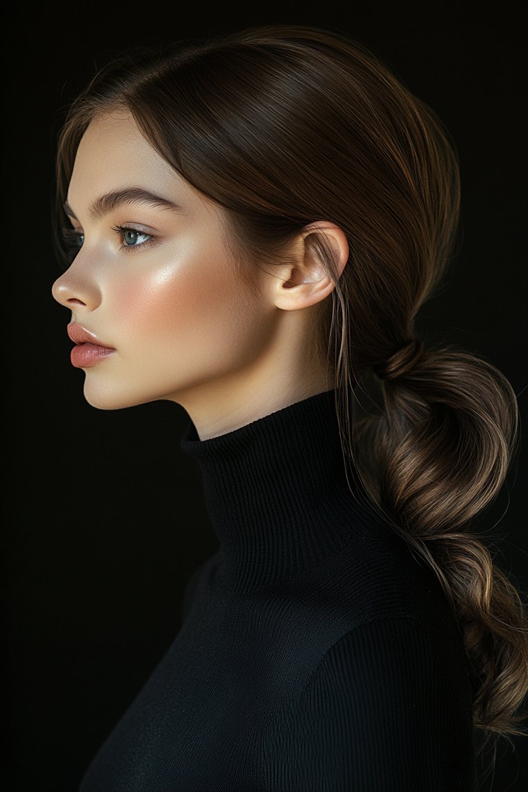 Polished Low Ponytail