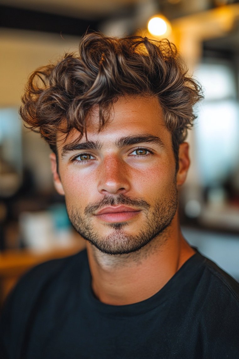 Pompadour With Waves