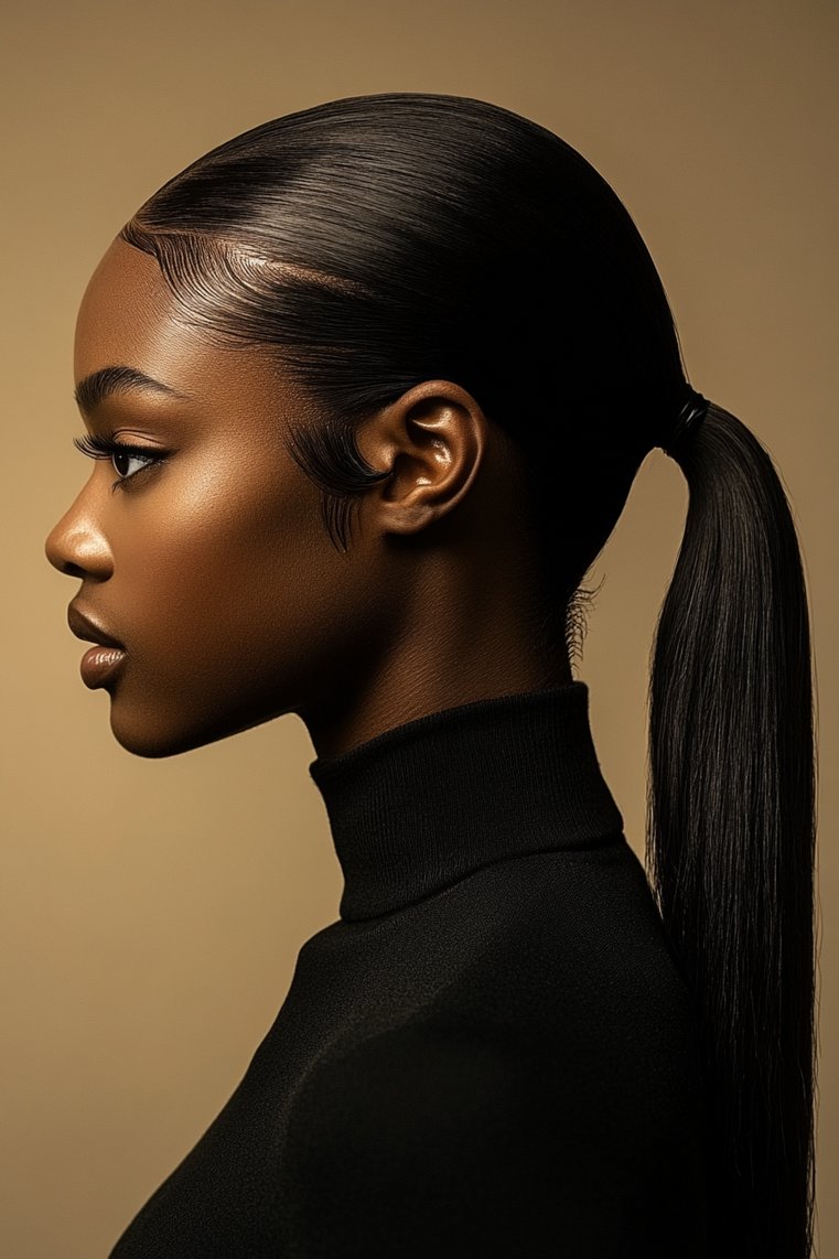 Ponytail Fade