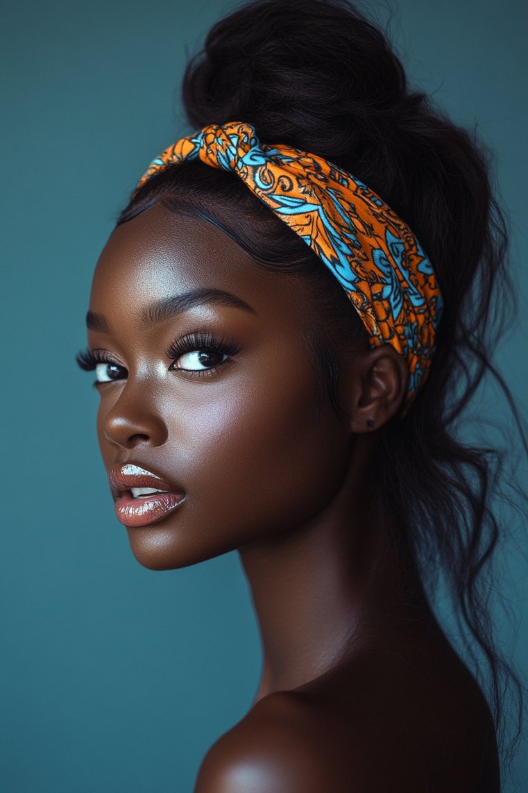 Ponytail With a Headband