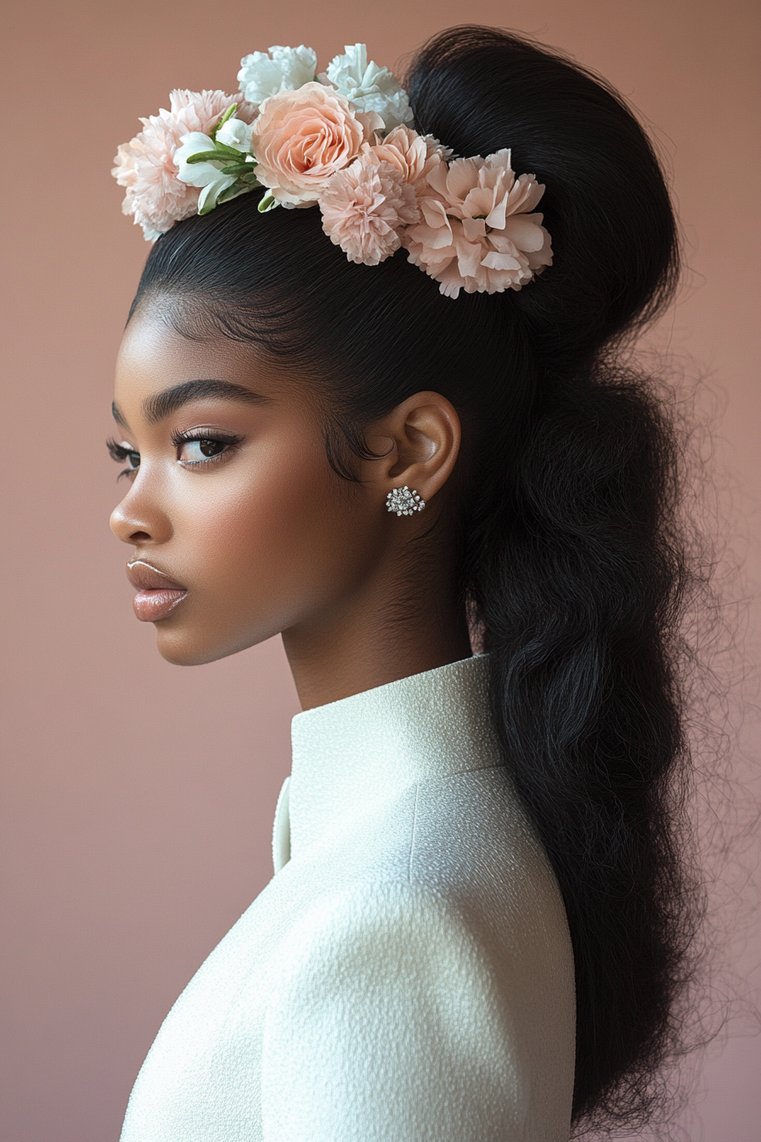 Ponytail With a Side Part