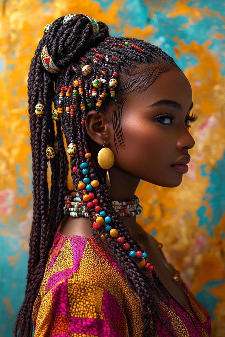 Retro Fulani Braids