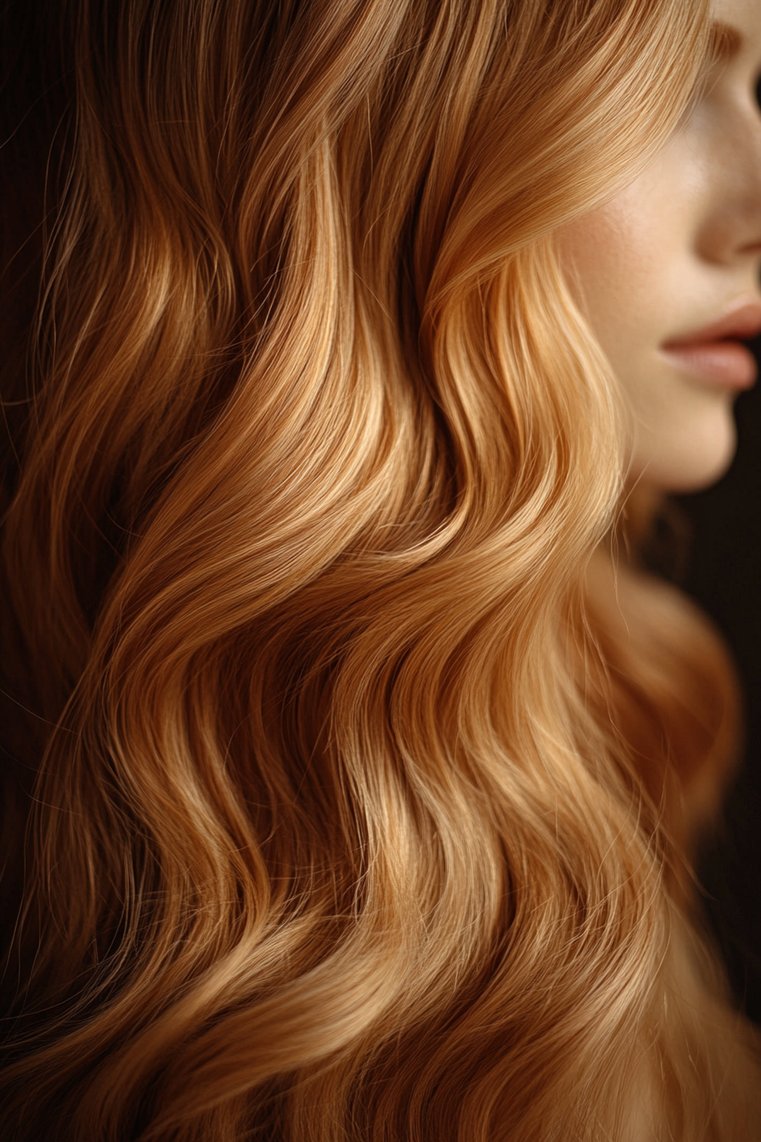 Rich Light Brown With Gold Tones