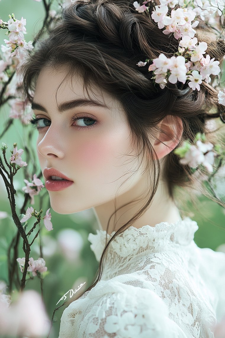 Romantic Braided Updo