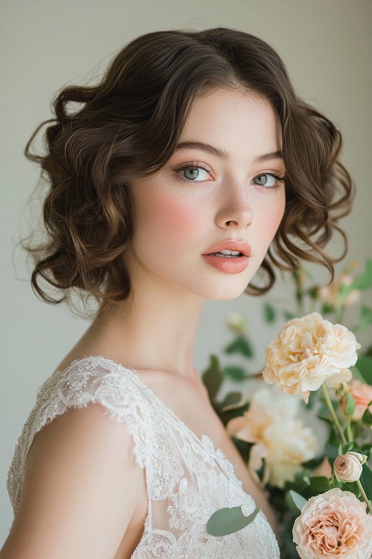 Romantic Finger Waves for Weddings